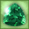 Zielony tęczowy kamień szlachetny