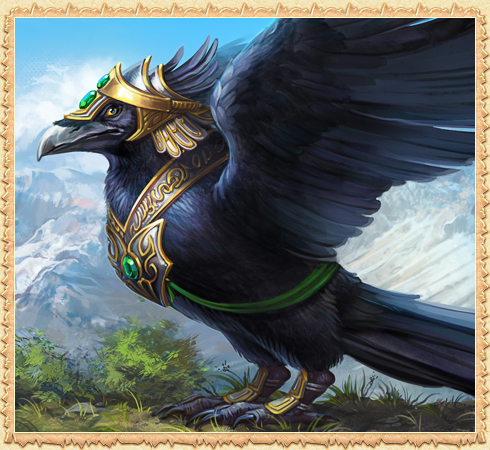 Light-winged Corvus