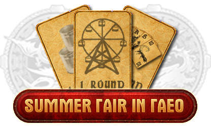 Summer Fair in the lands of Faeo in the MMORPG Legend - Legacy of the Dragons