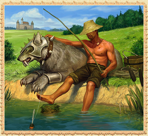 Legendary character  in the Russian version of the free browser game Legend: Legacy of the Dragons
