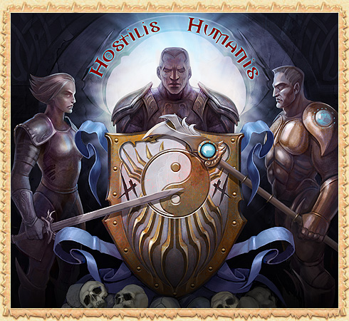 Coat of Arms of the clan Hostilis Humanis in the MMORPG Legend - Legacy of the Dragons