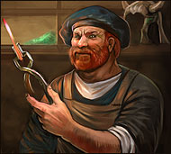 Ostap the Craftsman in the online game Legend: Legacy of the Dragons