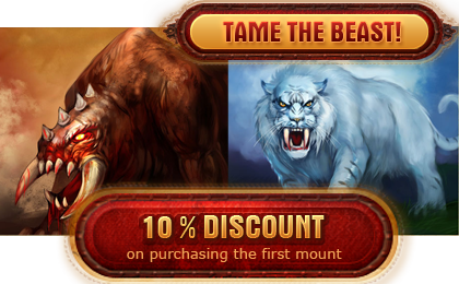 10% discount on the fírst mount in the online game Legend: Legacy of the Dragons
